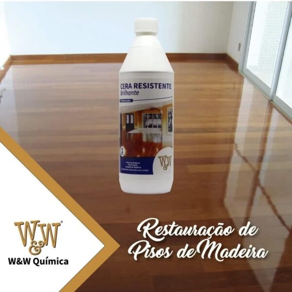Cera Para Piso De Madeira Resistente Brilhante